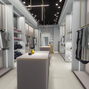 Gridline Linear Chandelier