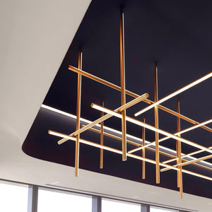 Gridline Linear Chandelier