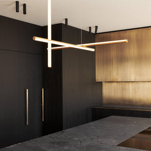 Gridline Linear Chandelier