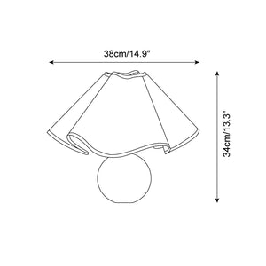 Cora Wood Table Lamp