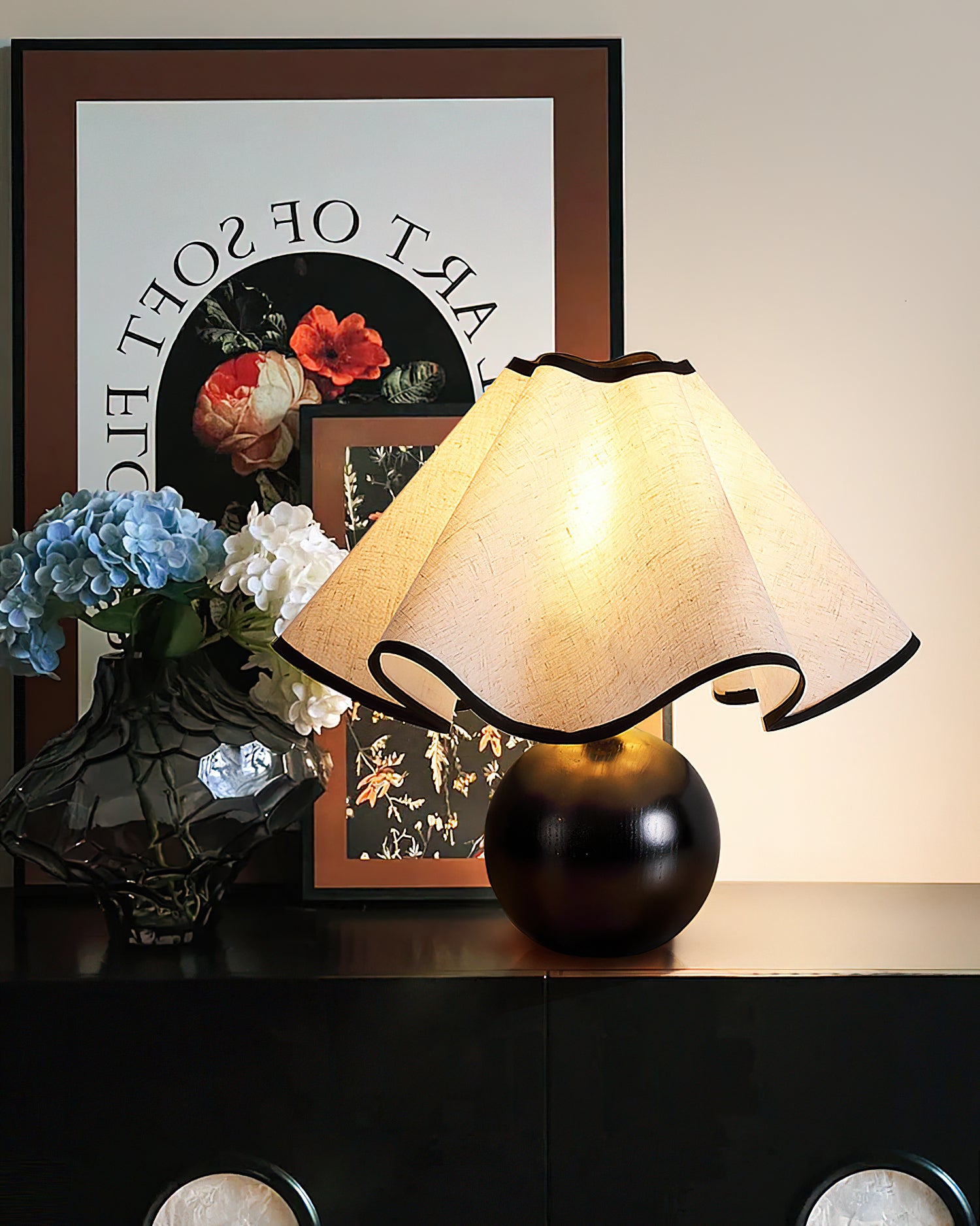 Cora Wood Table Lamp