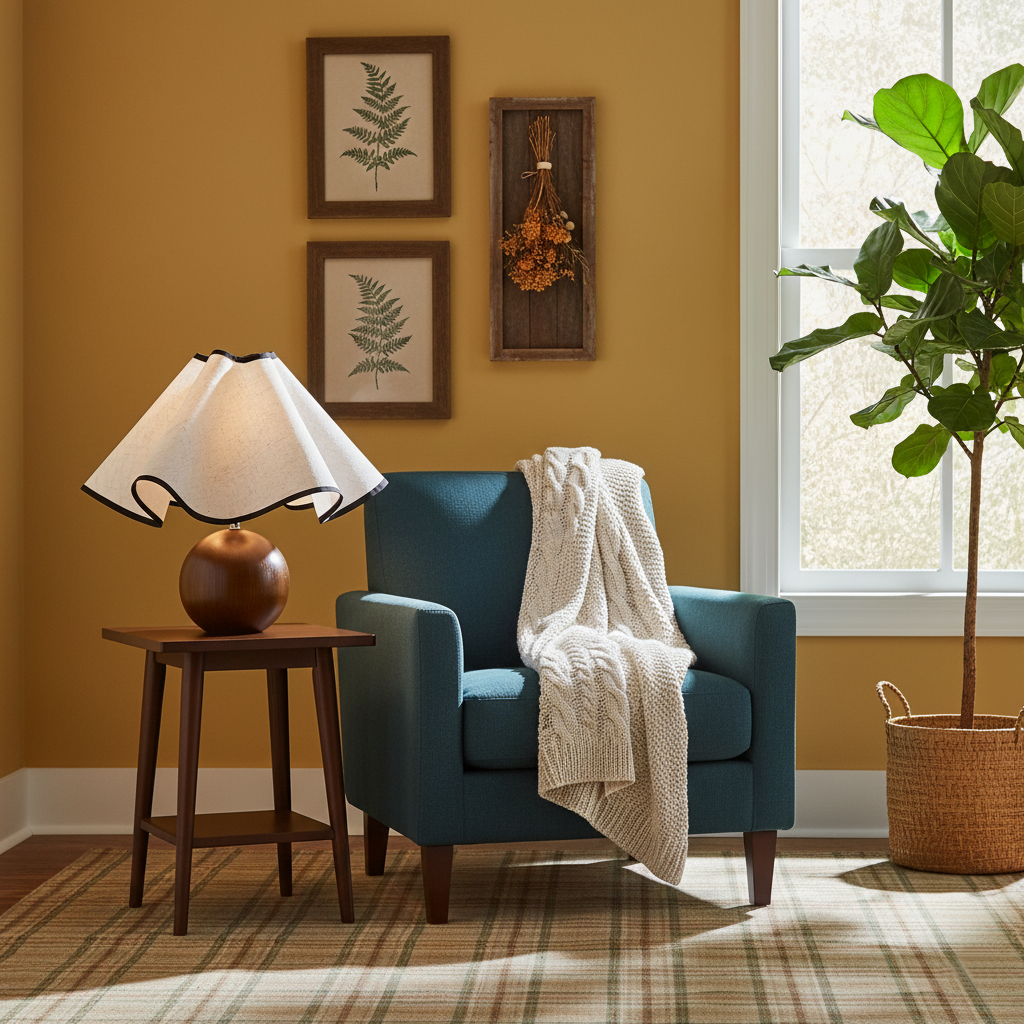 Cora Wood Table Lamp