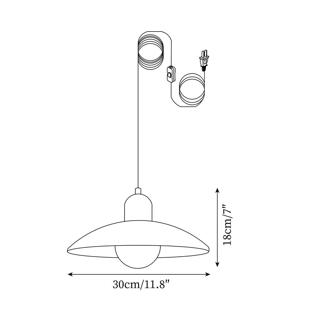 Corpin Plug In Pendant Lamp - Docos