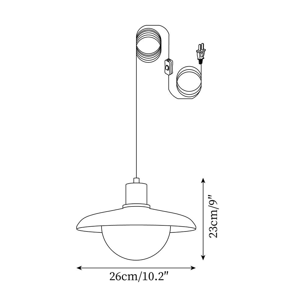 Corpin Plug In Pendant Lamp - Docos