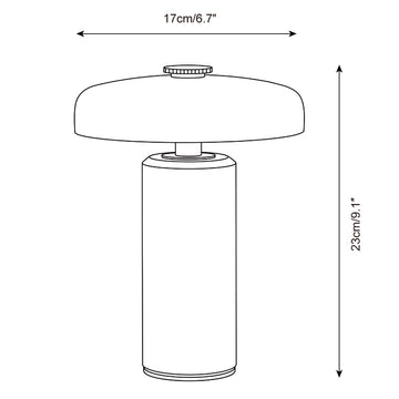 Corvella Table Lamp — Dimension drawings 1