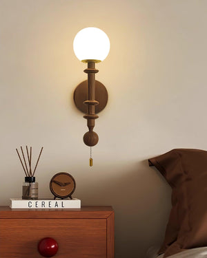 Coslett Wood Wall Lamp 9″- 19.2″
