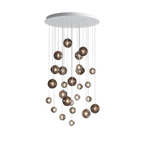 Cosmic Sphere Cascade Chandelier