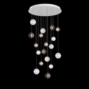 Cosmic Sphere Cascade Chandelier