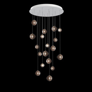 Cosmic Sphere Cascade Chandelier