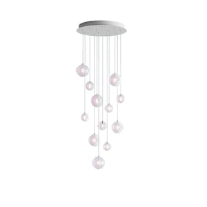 Cosmic Sphere Cascade Chandelier
