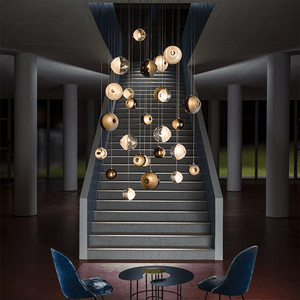 Cosmic Sphere Cascade Chandelier