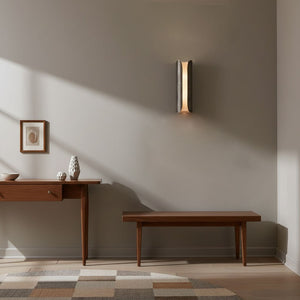 Cradled Alabaster Sconce