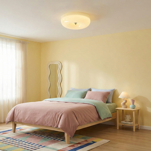 Cream Pudding Ceiling Lamp