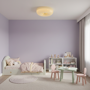 Cream Pudding Ceiling Lamp