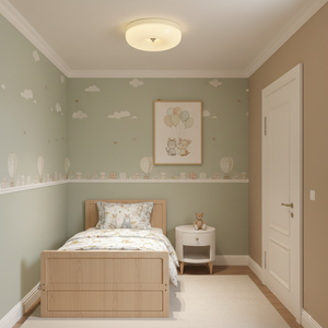 Cream Pudding Ceiling Lamp