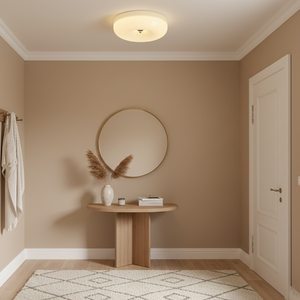 Cream Pudding Ceiling Lamp