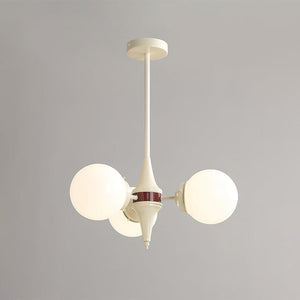 Cream Ball Chandelier