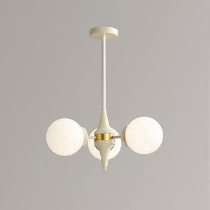 Cream Ball Chandelier