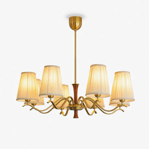 Cream Fabric Chandelier
