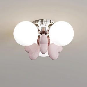 Cream Nica Ceiling Light 15.5″- 8.6″ - Docos