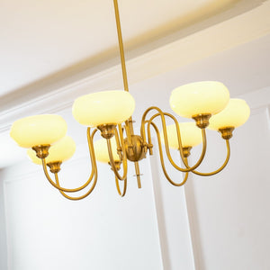 Creamy Persimmon Chandelier