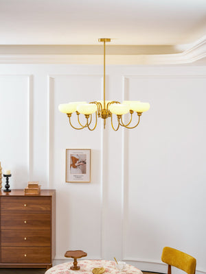 Creamy Persimmon Chandelier