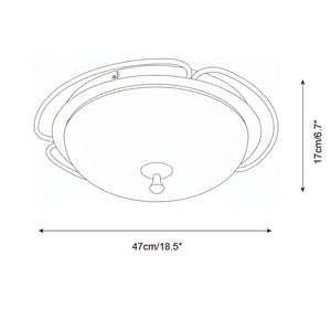 Crescent Orbit Ceiling Lamp