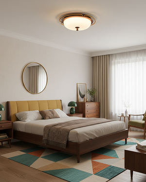 Crescent Orbit Ceiling Lamp