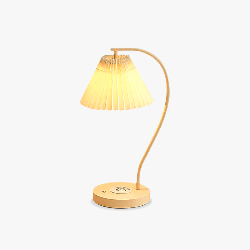 Crescini Pleated Table Lamp 11.4″- 18.5″ - Docos