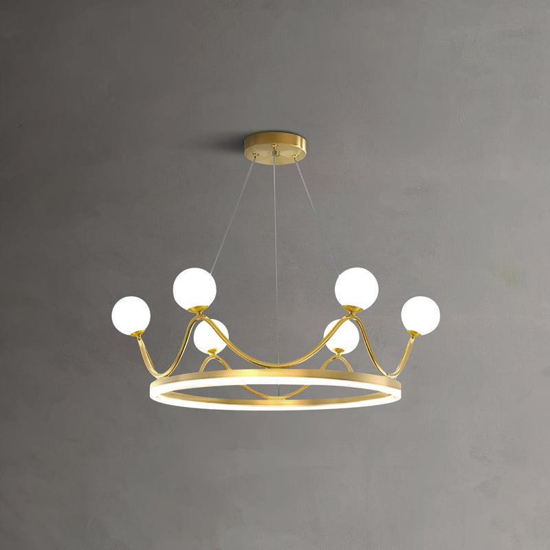 Crown Brass Chandelier – detail 10