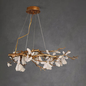 Crushed Natural Stone Chandelier