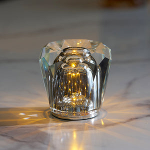 Crystal Diamond Table Lamp (built-in battery)
