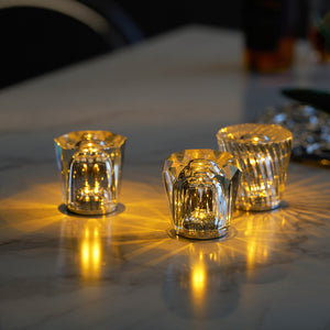 Crystal Diamond Table Lamp (built-in battery)