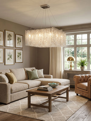 Crystal Frame Chandelier