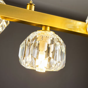 Crystal Glass Ball Chandelier