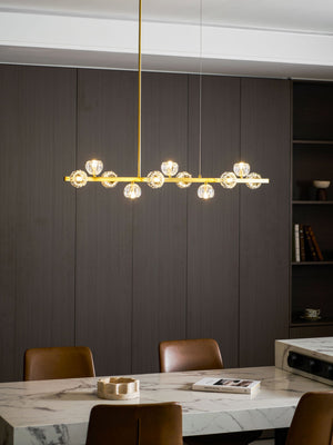 Crystal Glass Ball Chandelier
