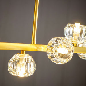 Crystal Glass Ball Chandelier