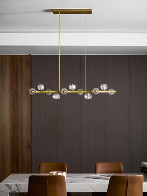 Crystal Glass Ball Chandelier