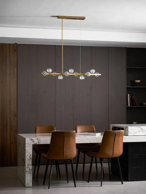 Crystal Glass Ball Chandelier