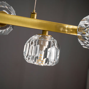 Crystal Glass Ball Chandelier