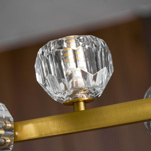 Crystal Glass Ball Chandelier