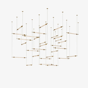 Crystal Grid Customize Chandelier