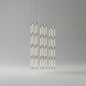 Crystal Grid Customize Chandelier