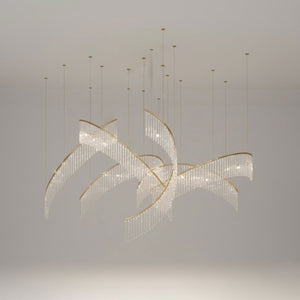 Rivella Cascade Fringe Chandelier