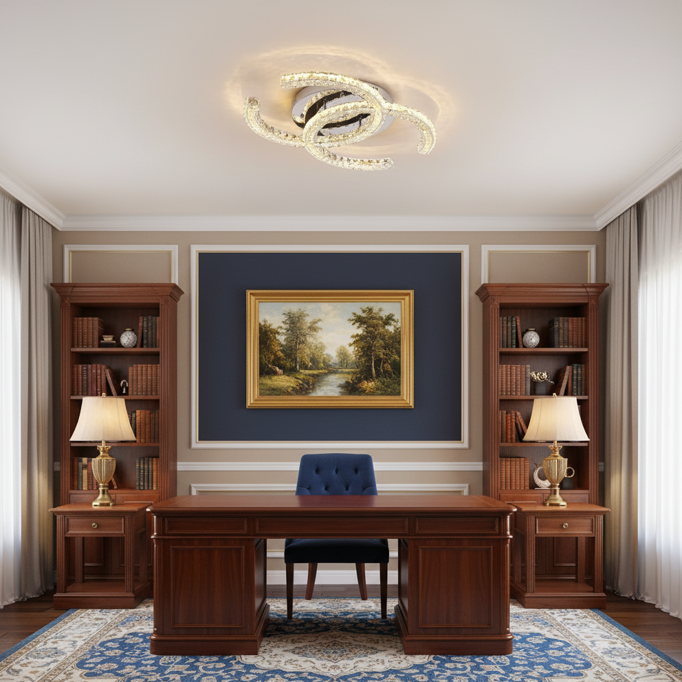 Crystal Ceiling Light