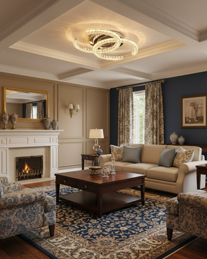 Crystal Ceiling Light