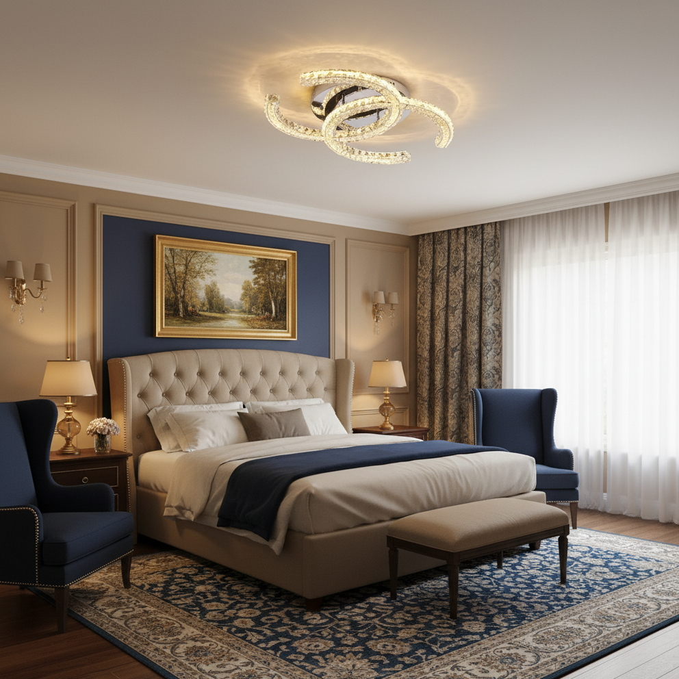 Crystal Ceiling Light