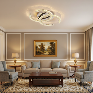 Crystal Ceiling Light