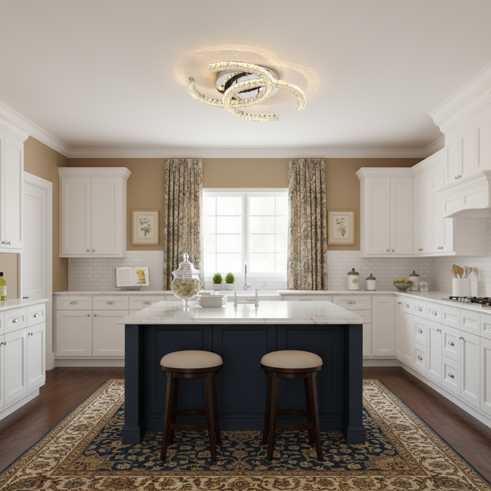 Crystal Ceiling Light