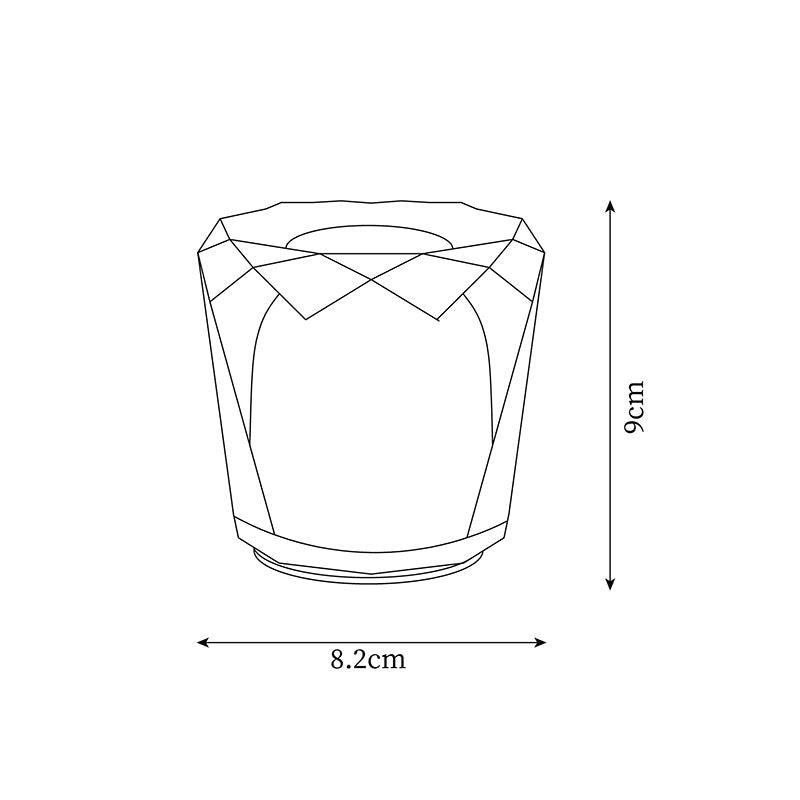 Crystal Diamond Table Lamp (built-in battery) 3.2″- 3.5″ - Docos